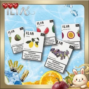 【發光款】ILIA一代電子煙煙彈|哩亞煙彈口味推薦|2.5ml*3顆入