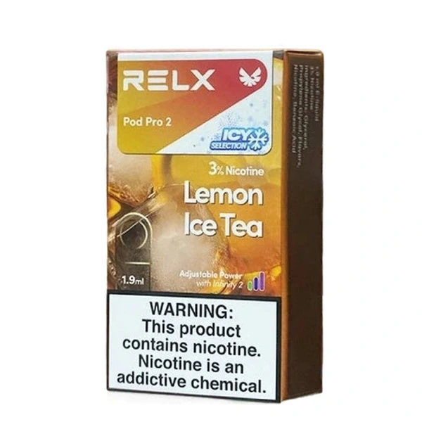 RELX 悅刻六代系列煙彈|勁涼檸檬紅茶 (3顆入) |限時優惠:12 顆煙彈+600 送六代主機|台灣現貨