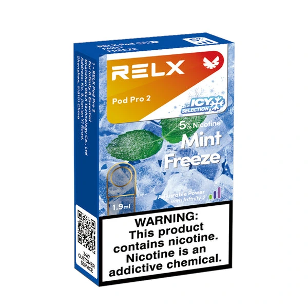 RELX 悅刻六代系列煙彈|零度薄荷 (3顆入) |限時優惠:12 顆煙彈+600送六代主機|台灣現貨