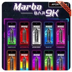 Marbo 9000 Puffs 拋棄式電子煙 | 泰國 Salthub 原裝進口・可調氣流・15種口味現貨
