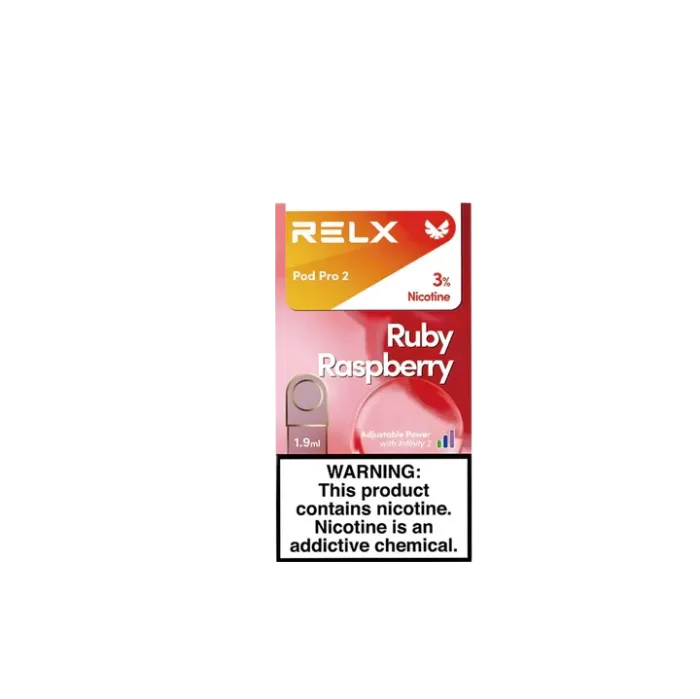 RELX 悅刻六代系列煙彈|覆盆子冰 (3顆入) |限時優惠:12 顆煙彈+600 送六代主機|台灣現貨